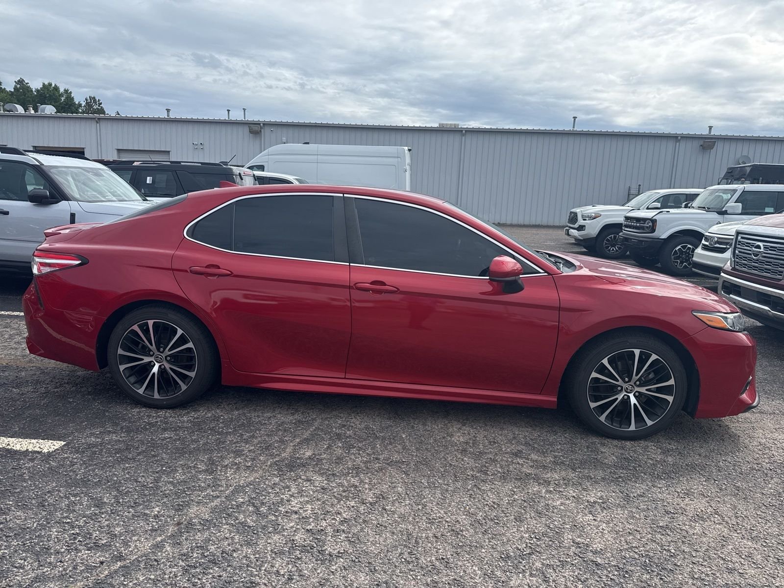Used 2020 Red Toyota SE image 7