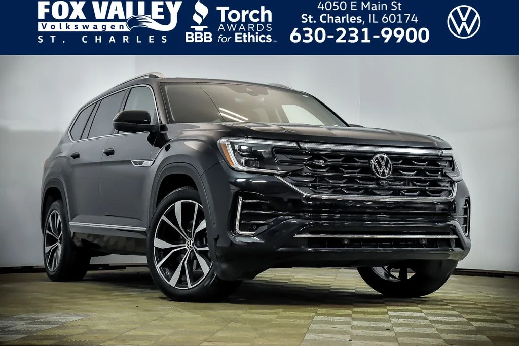 Certified Used 2025 Black Volkswagen 2.0T SEL Premium R-Line image 1