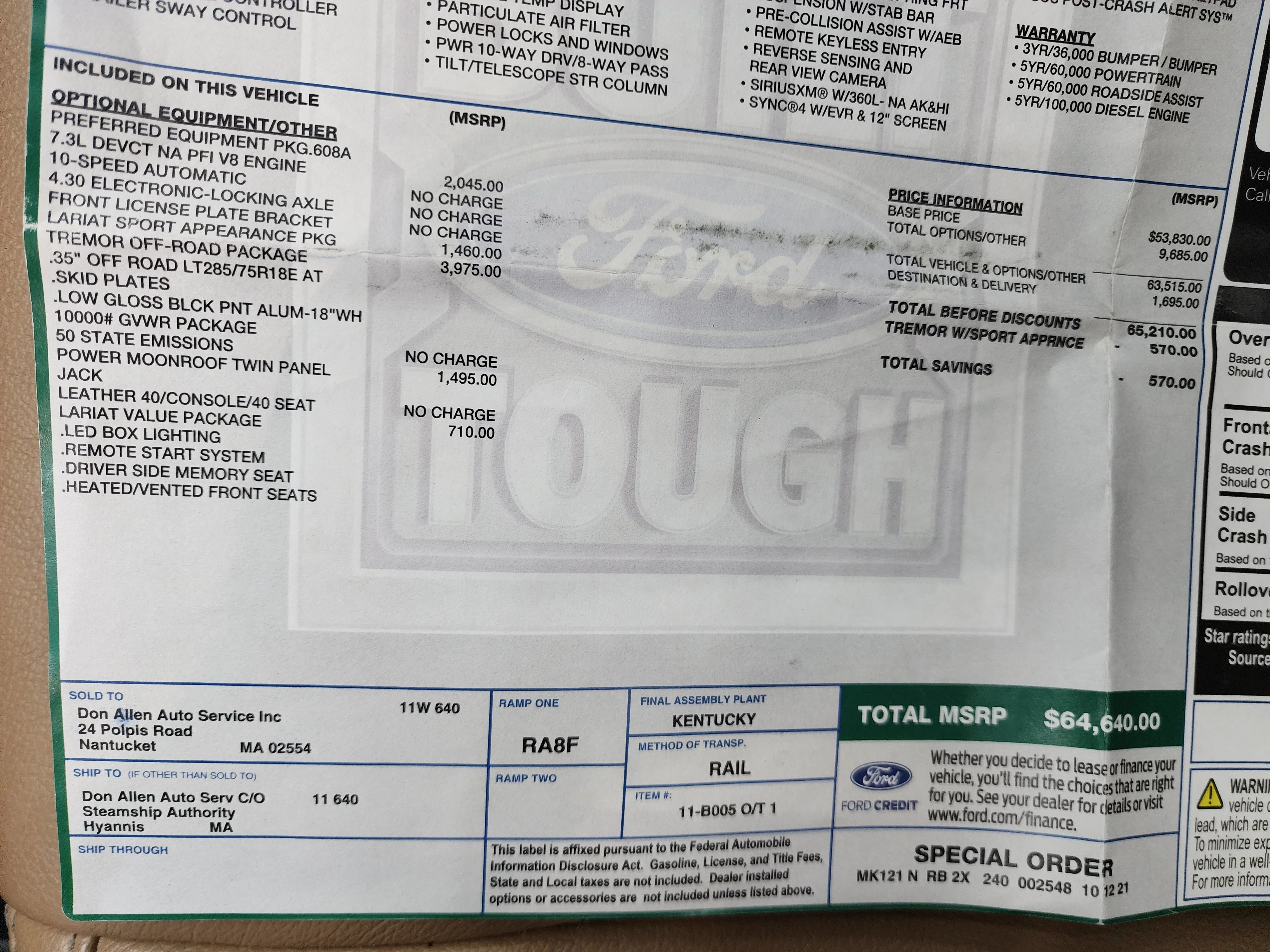 Used 2022 Agate Black Metallic Ford Lariat image 50
