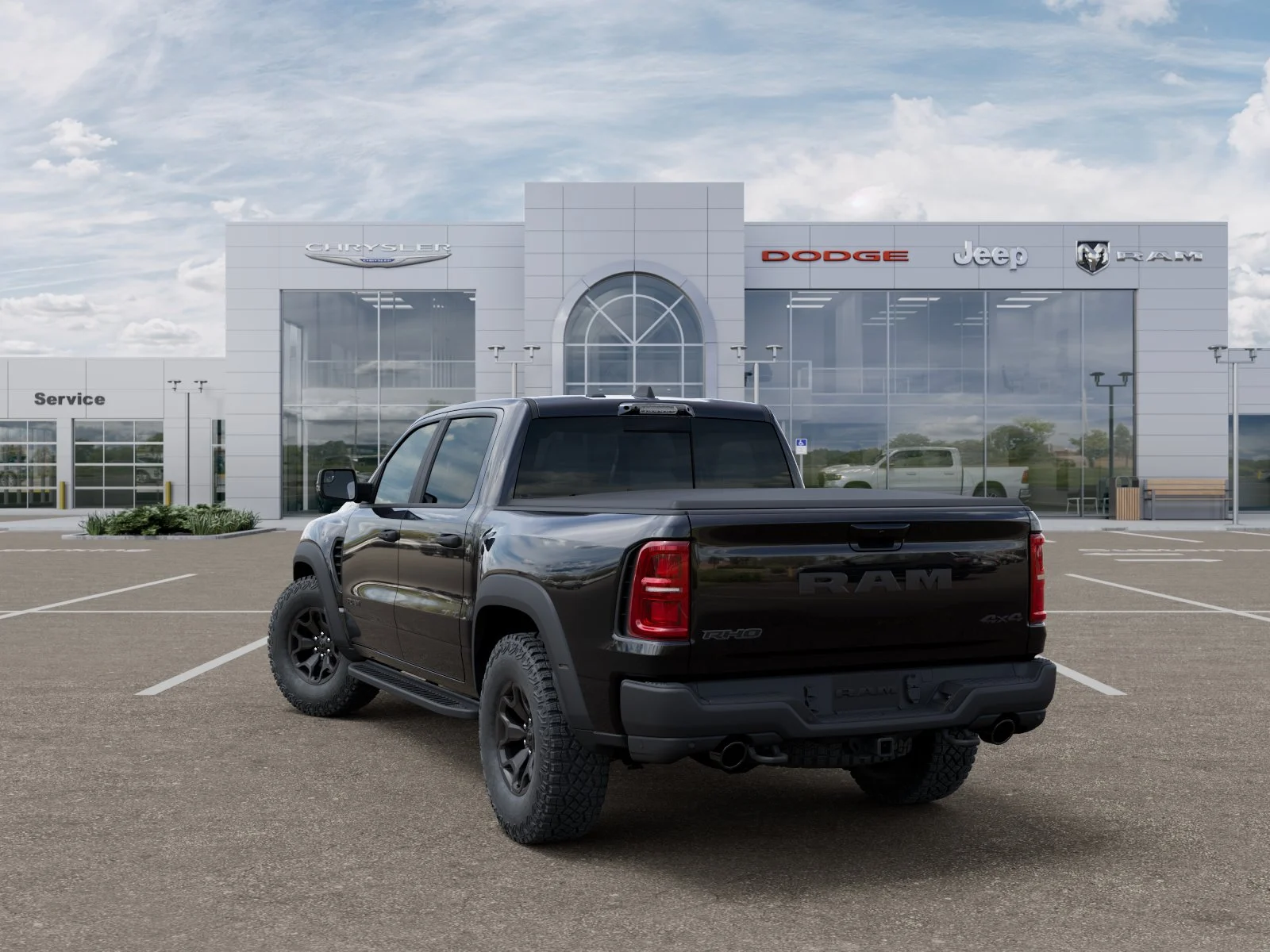 New 2026 Diamond Black Crystal Pearl-Coat Exterior Paint RAM RHO image 30