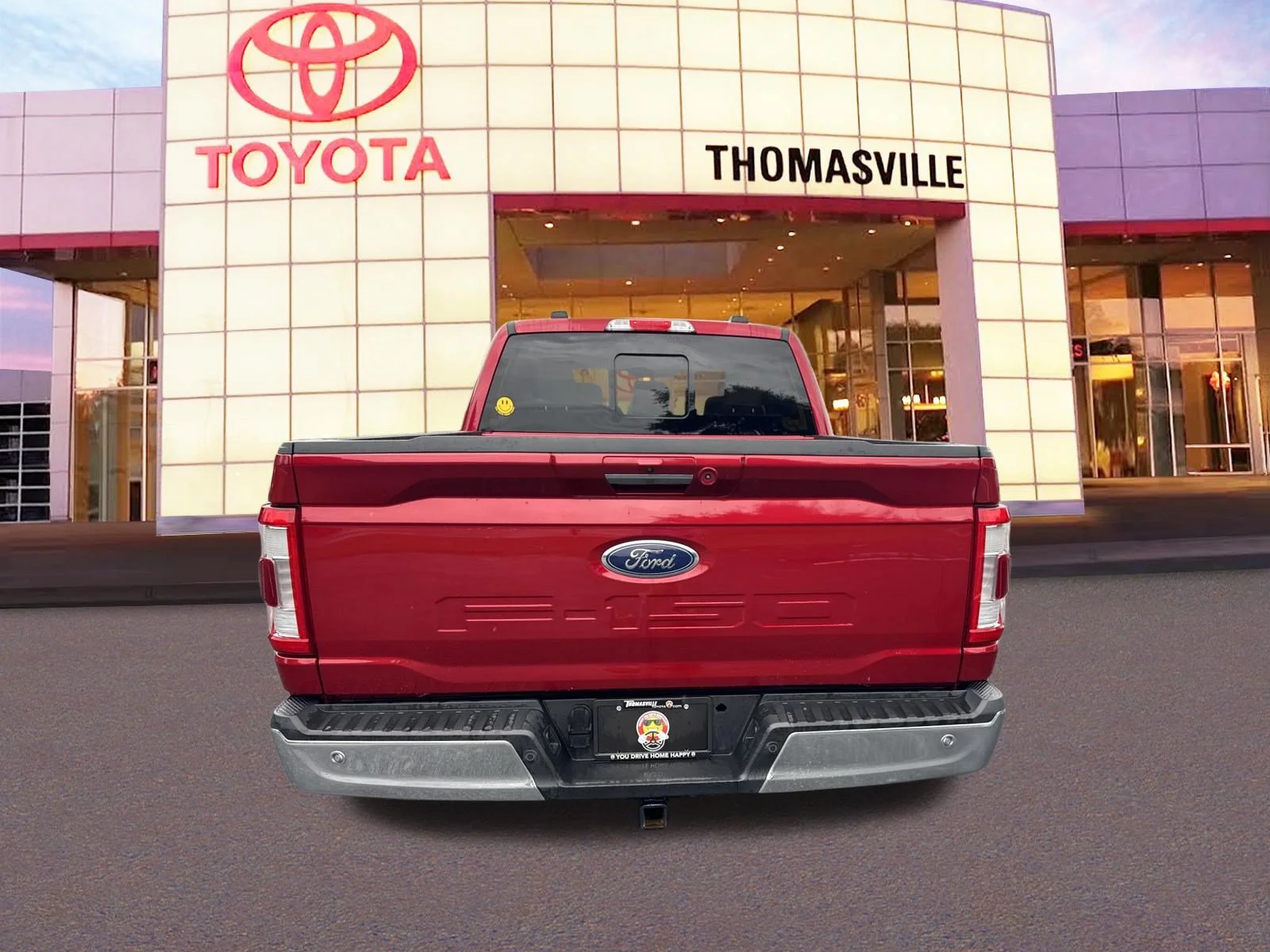 Used 2023 Red Metallic Ford Lariat image 6