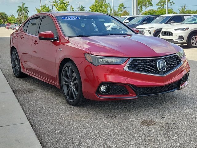 Used 2020 Performance Red Pearl Acura 3.5L A-Spec Pkg image 33