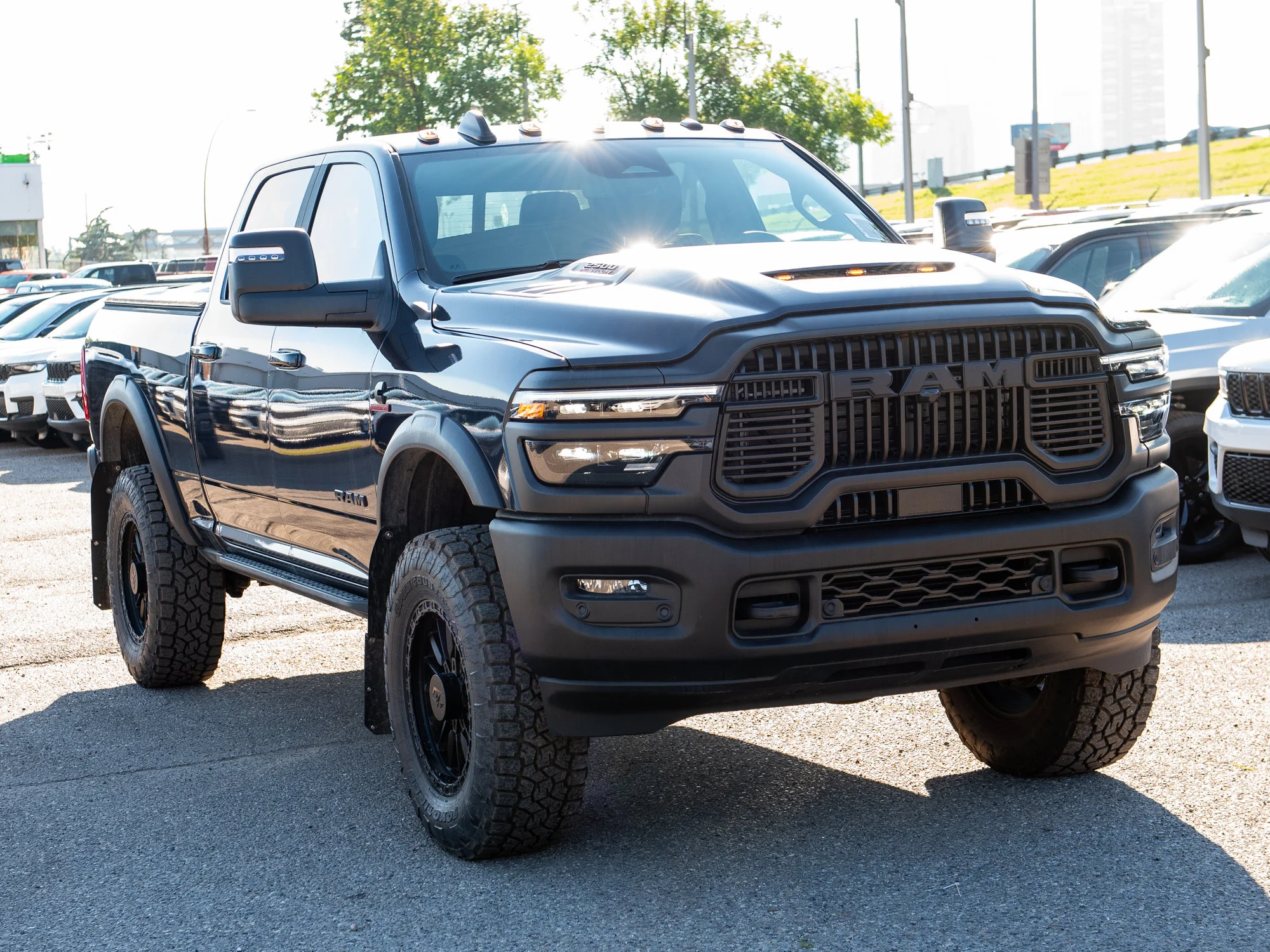 New 2026 Blue RAM Rebel*, 3 Inch Lift Kit, 37 Inch Tires, Trigger Industries MudFlaps image 13