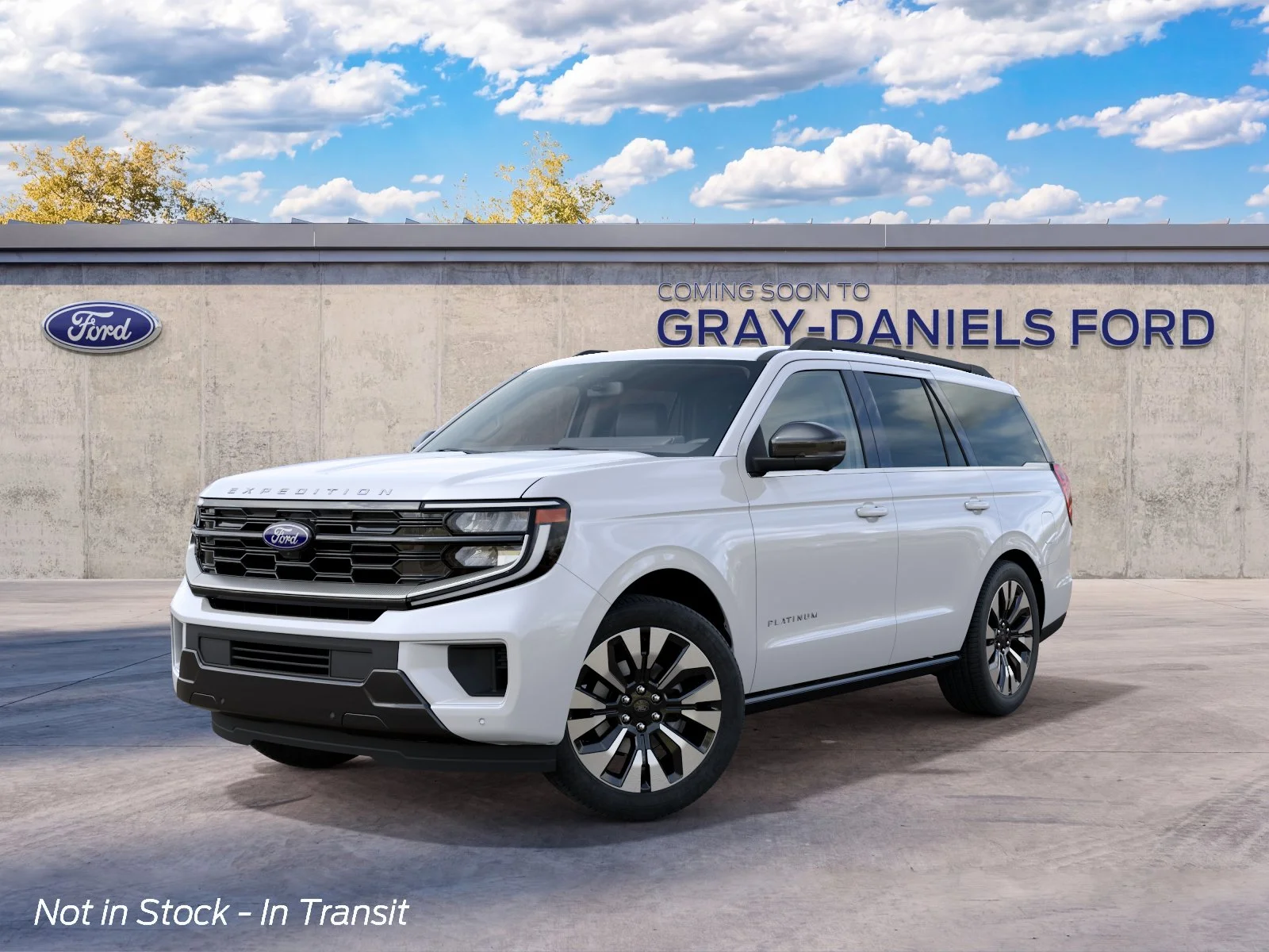 New 2027 Star White Metallic Tri-Coat Ford Platinum image 2