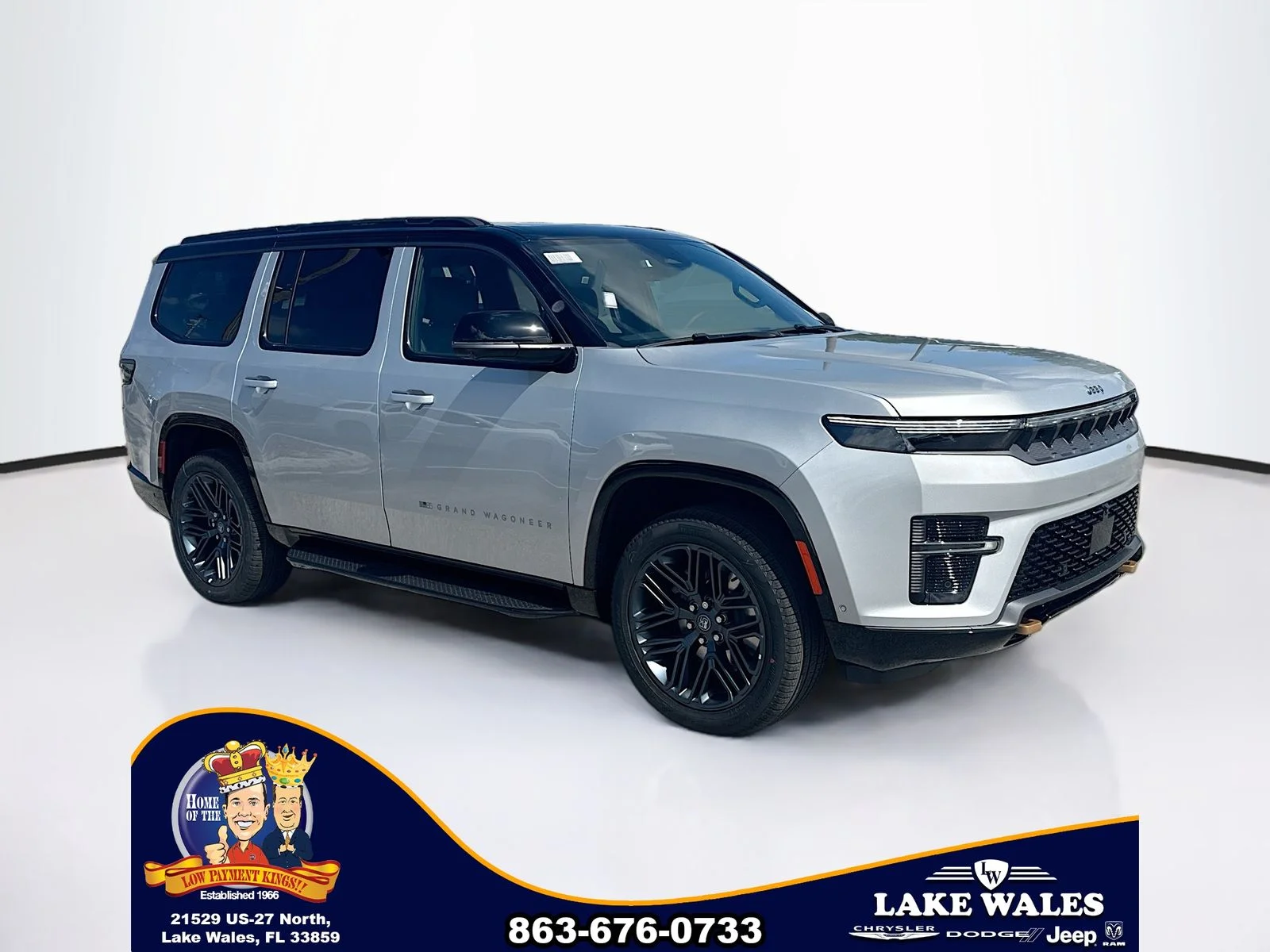 New 2026 Silver-Zynith Exterior Paint Jeep Grand Wagoneer image 1