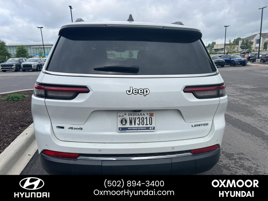 Used 2021 Bright White Clearcoat Jeep Limited image 9
