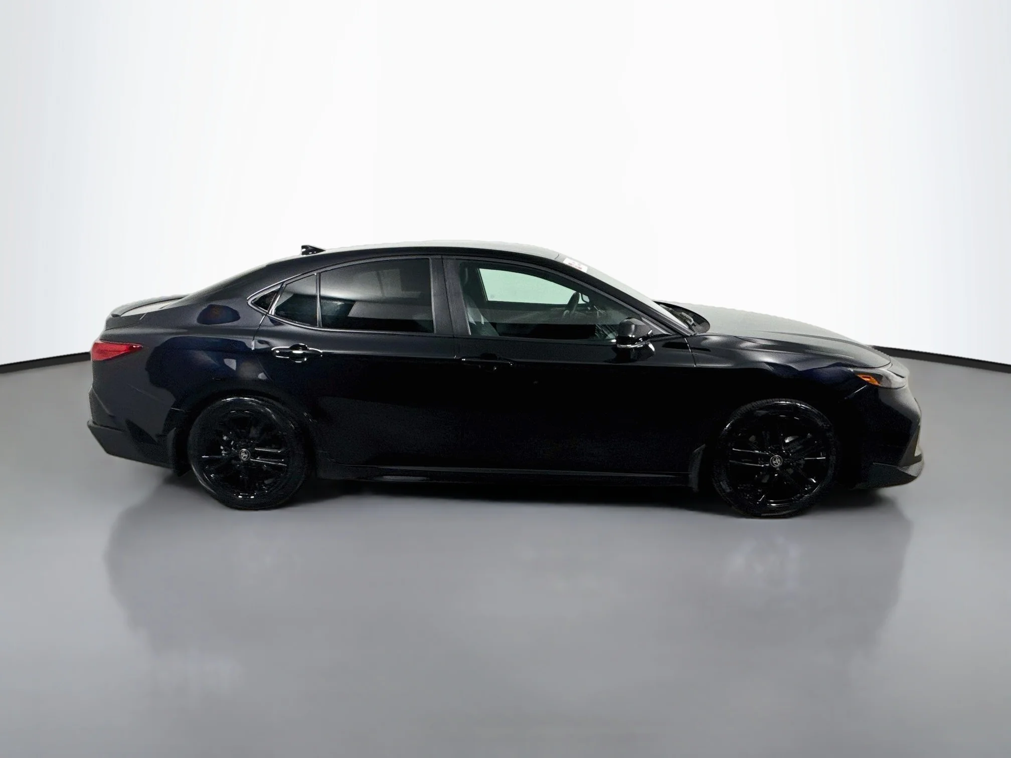 Certified Used 2025 Midnight Black Metallic Toyota SE image 8