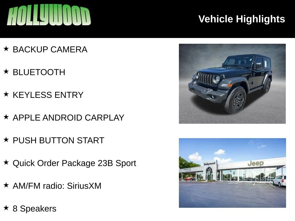 Certified Used 2025 Black Jeep Sport image 3