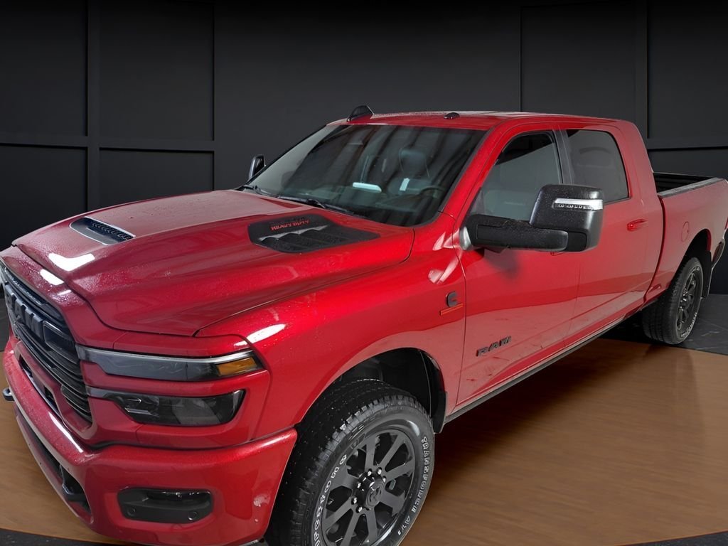 New 2026 Molten Red Pearl-Coat Exterior Paint RAM Laramie image 3