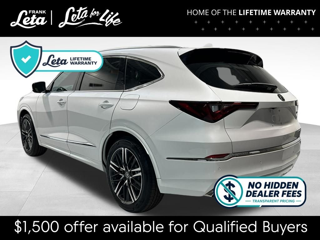 New 2026 Platinum White Pearl Acura w/Advance Package image 3