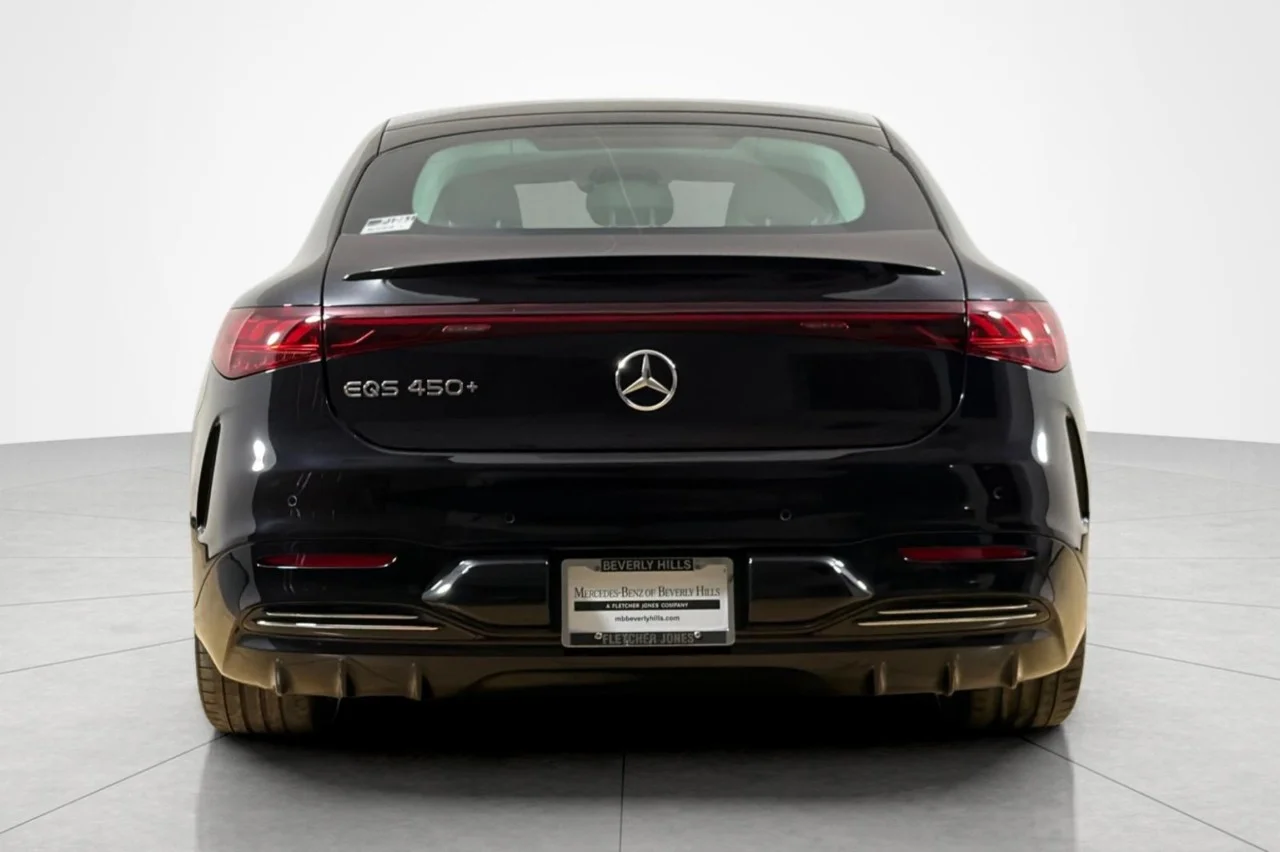 Certified Used 2023 Obsidian Black Metallic Mercedes-Benz EQS 450+ image 4