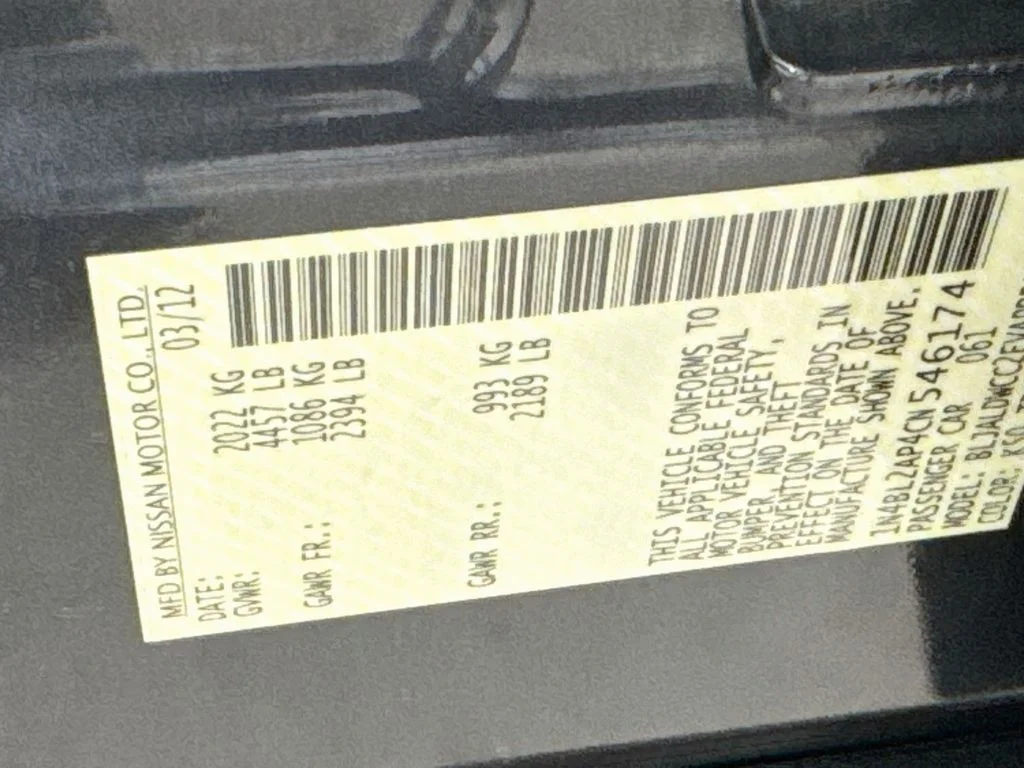 Used 2012 Dark Slate Metallic Nissan 3.5 SR image 38