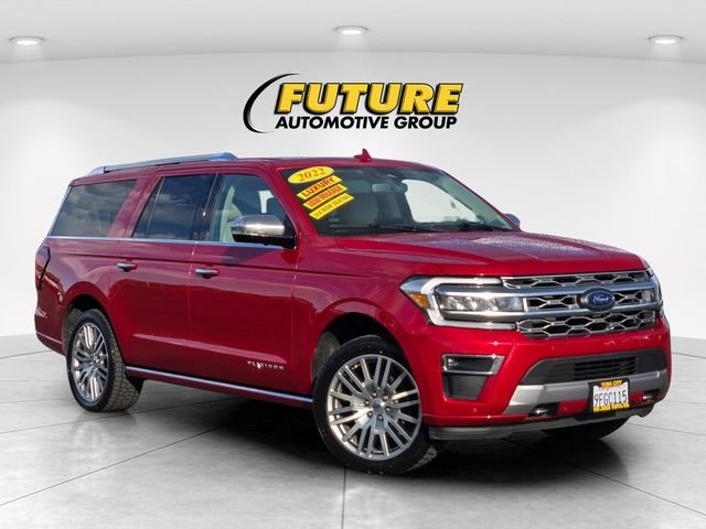 Used 2022 Red Ford Platinum image 1