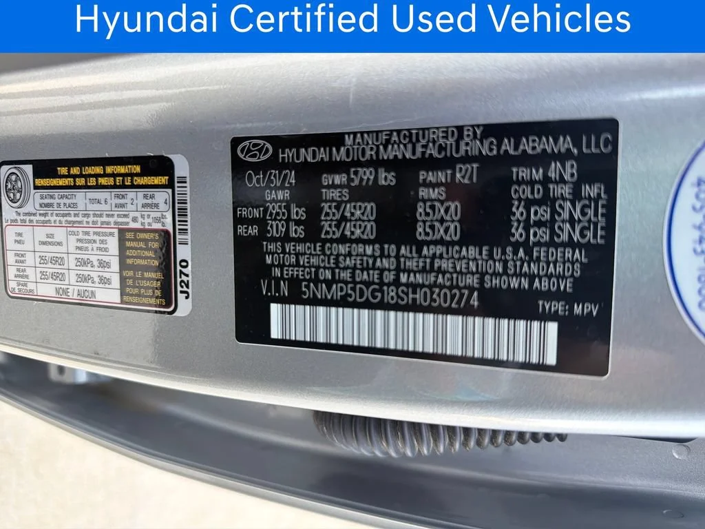 Certified Pre-Owned 2025 Hyundai Santa Fe Hybrid Calligraphy