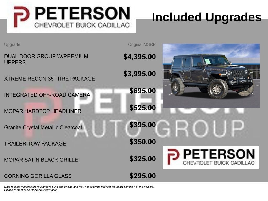 Used 2022 Gray Jeep Unlimited Rubicon 392 image 11