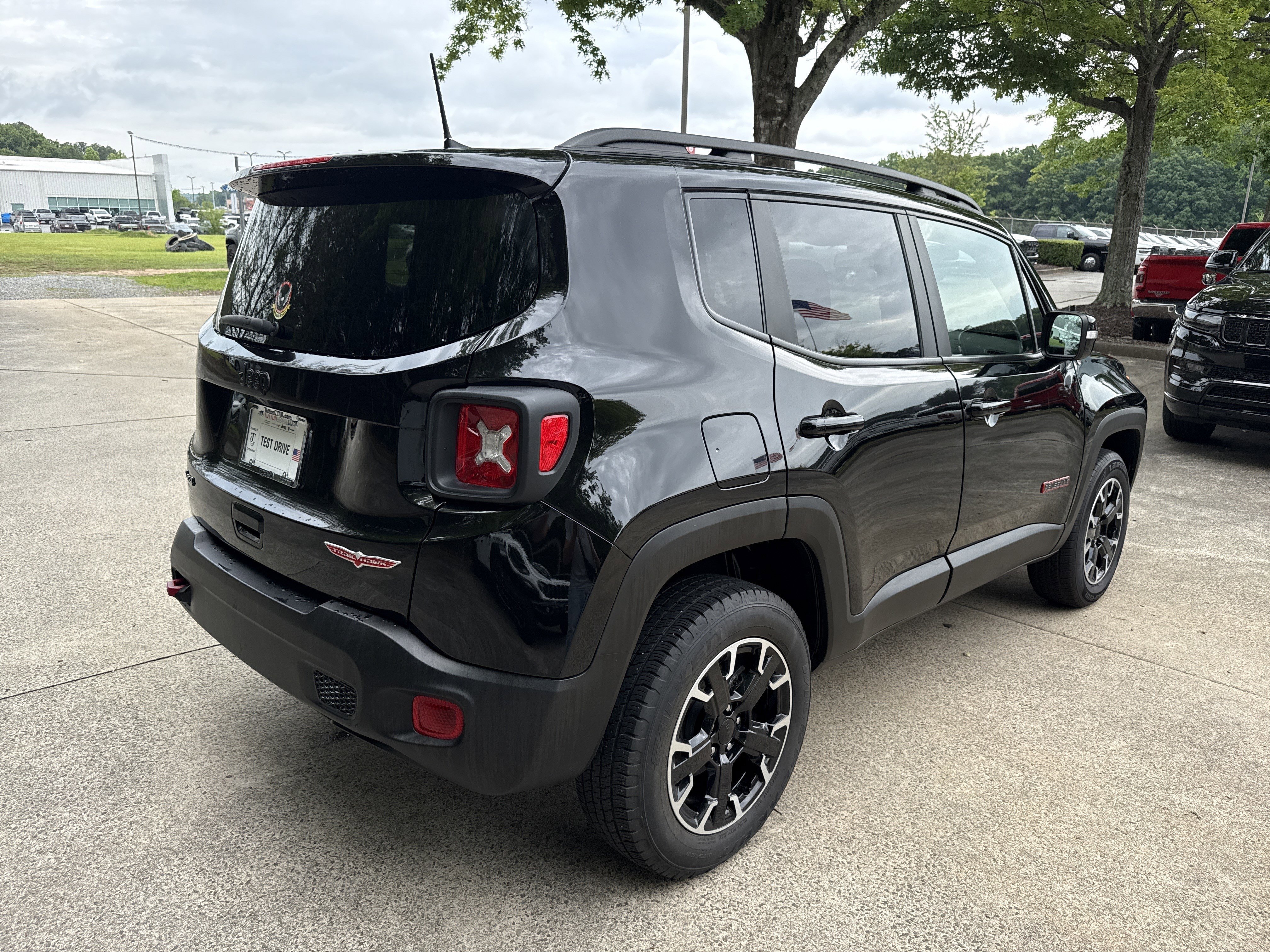 Used 2023 Black Clearcoat Jeep Trailhawk image 7