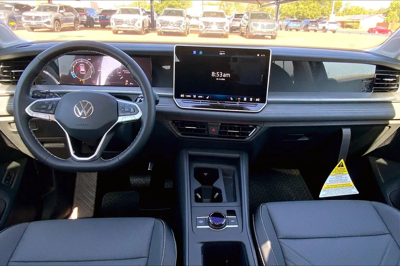 New 2026 Deep Black Pearl Volkswagen SE image 5