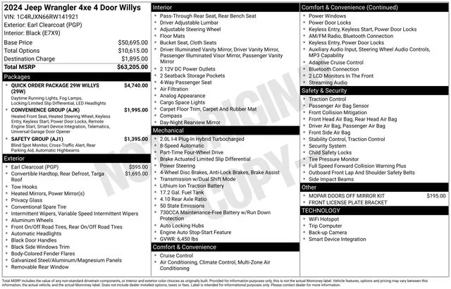 Used 2024 Gray Jeep Willys 4xe image 18