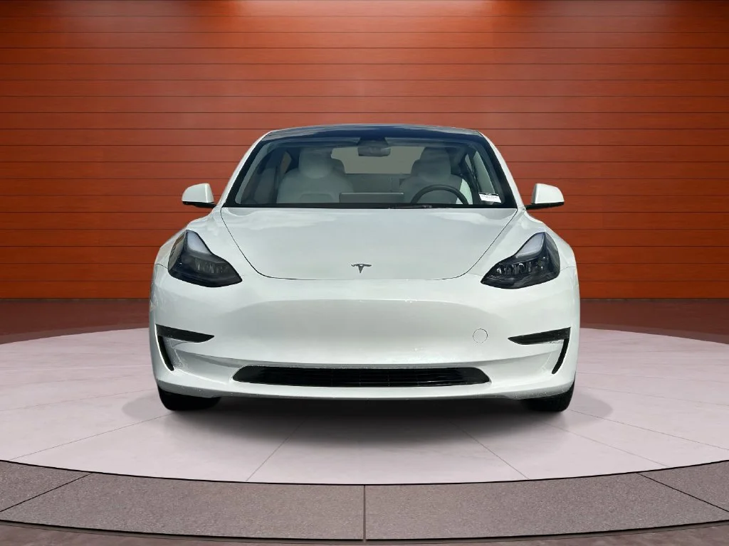 Used 2023 Pearl White Multi-Coat Tesla Base image 6