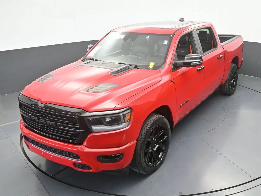 Used 2023 Flame Red Clearcoat Ram Laramie image 55