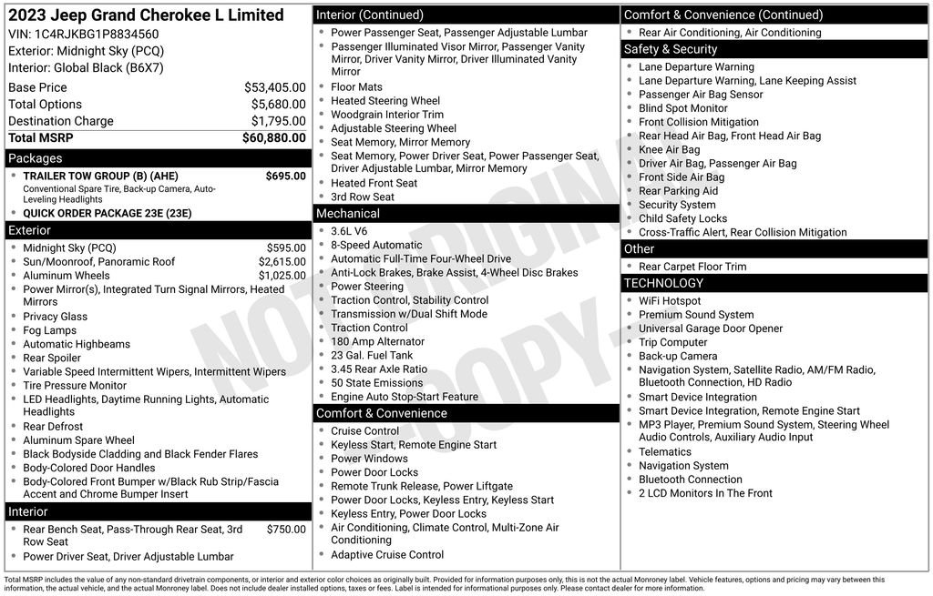 Used 2023 Black Jeep Limited image 23