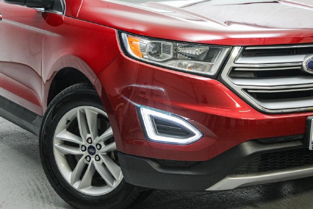Certified Used 2018 Ruby Red Metallic Ford SEL image 2