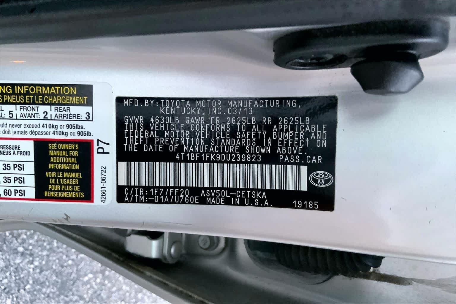Used 2013 Classic Silver Metallic Toyota SE image 29