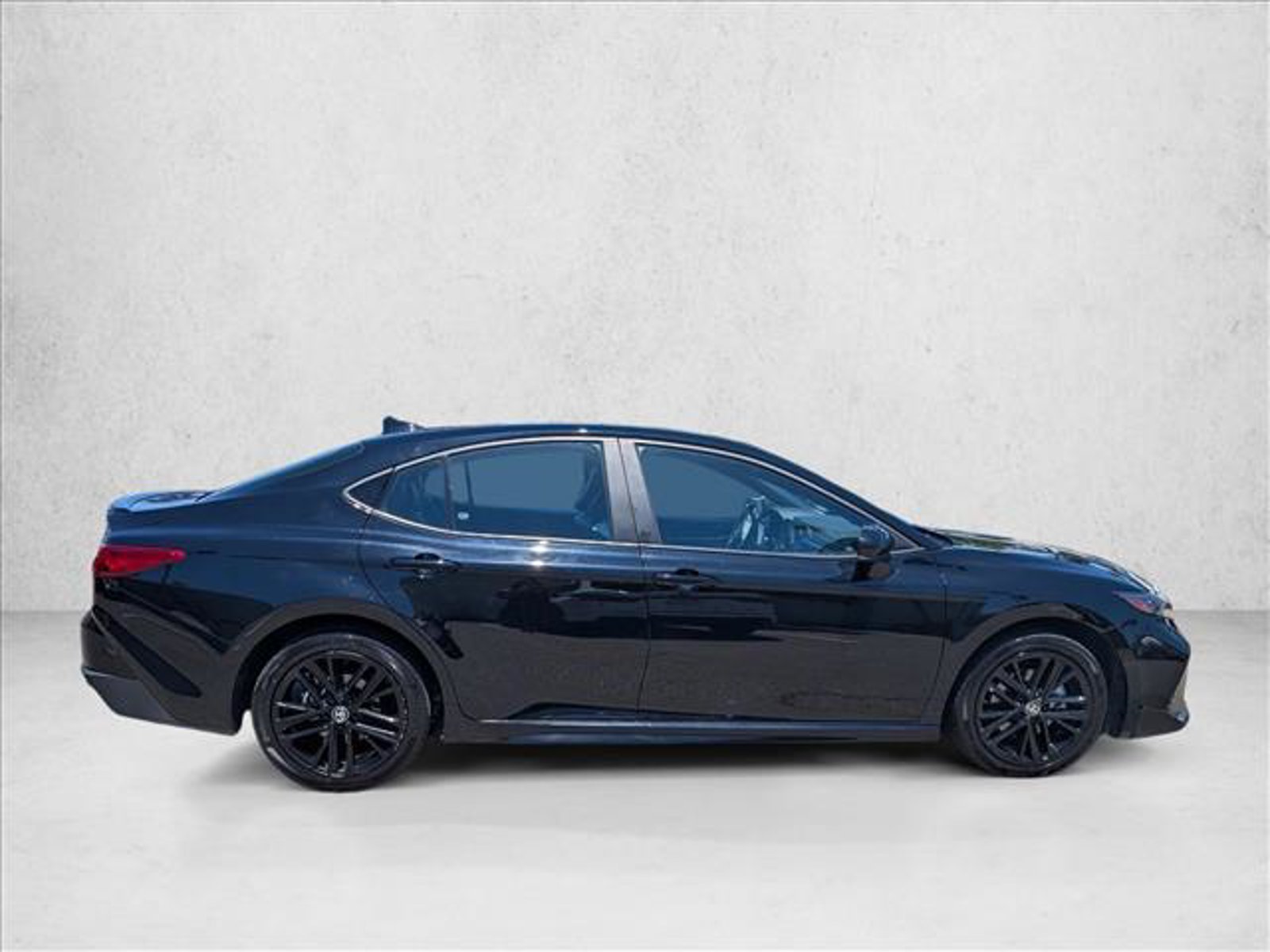 Used 2025 Midnight Black Metallic Toyota SE image 4