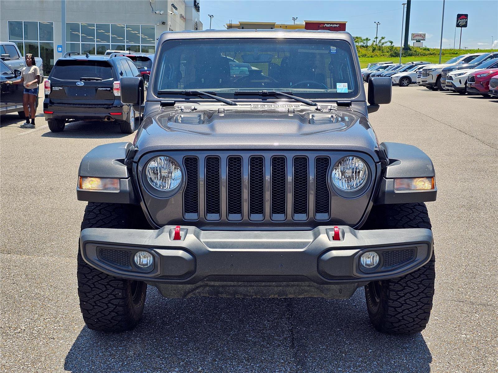 Used 2021 Granite Crystal Metallic Clearcoat Jeep Unlimited Rubicon image 2