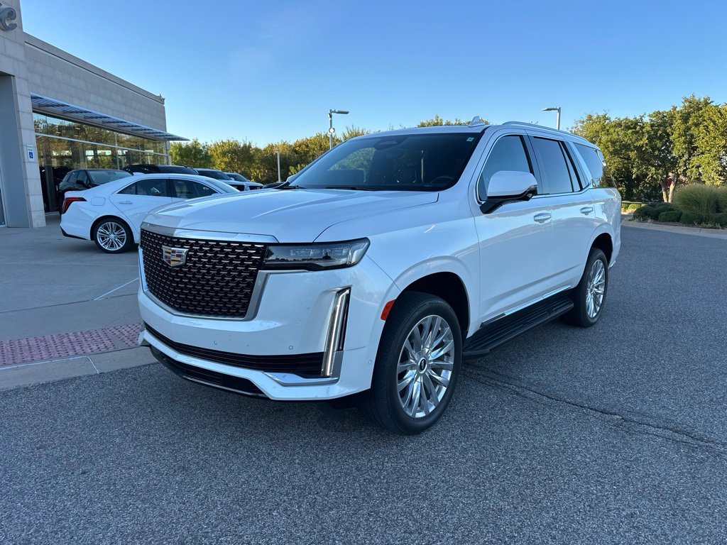 Used 2023 White Cadillac Premium Luxury image 1