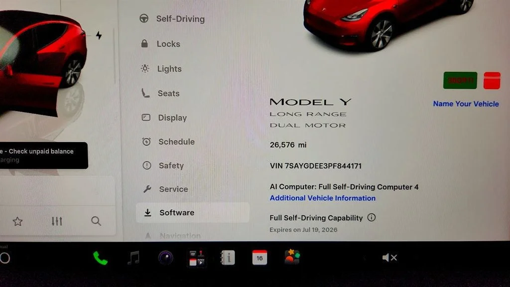 Used 2023 Red Multi-Coat Tesla Long Range AWD w/ 20