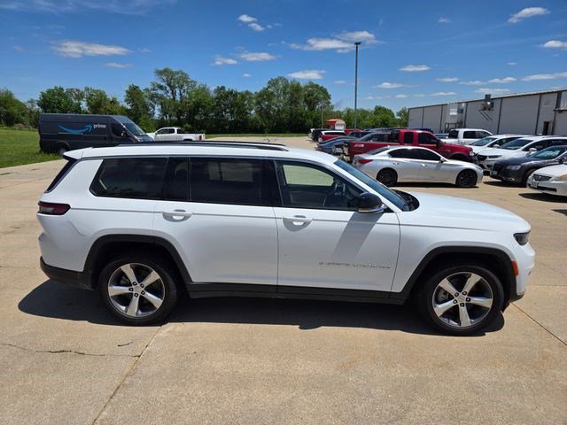 Used 2021 Bright White Clearcoat Jeep Limited image 8