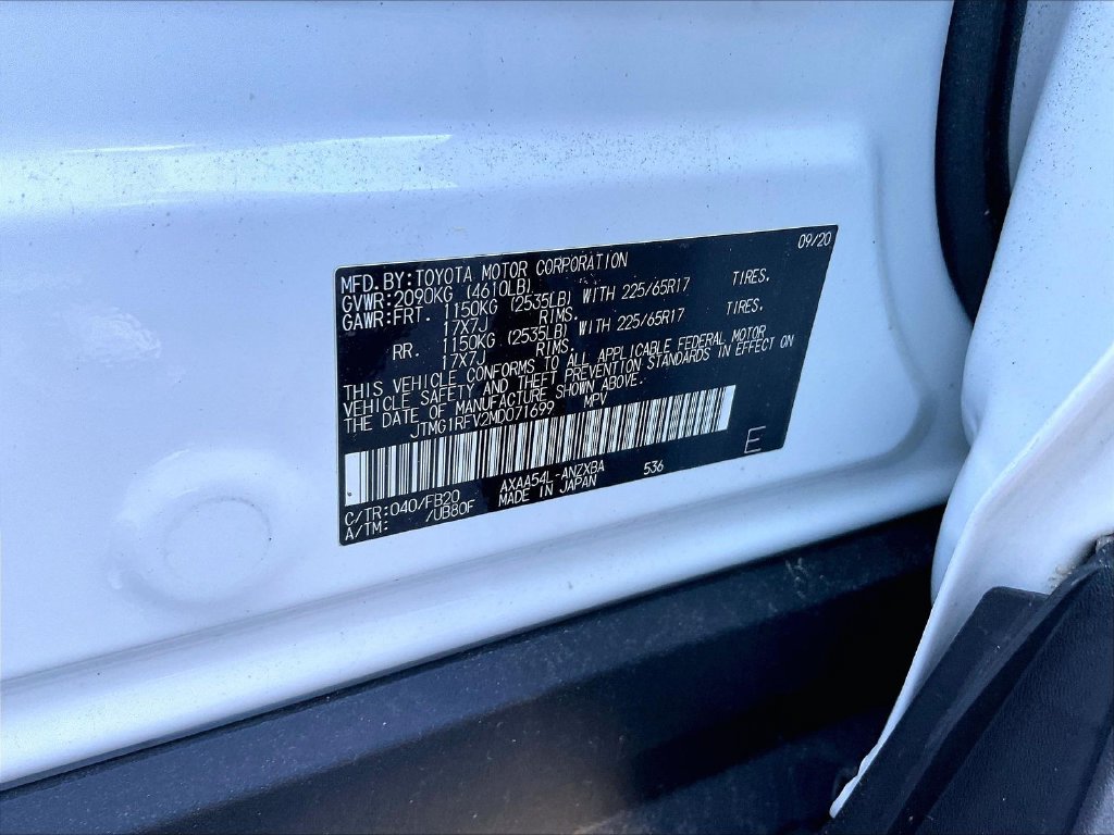 Used 2021 Super White Toyota LE image 32