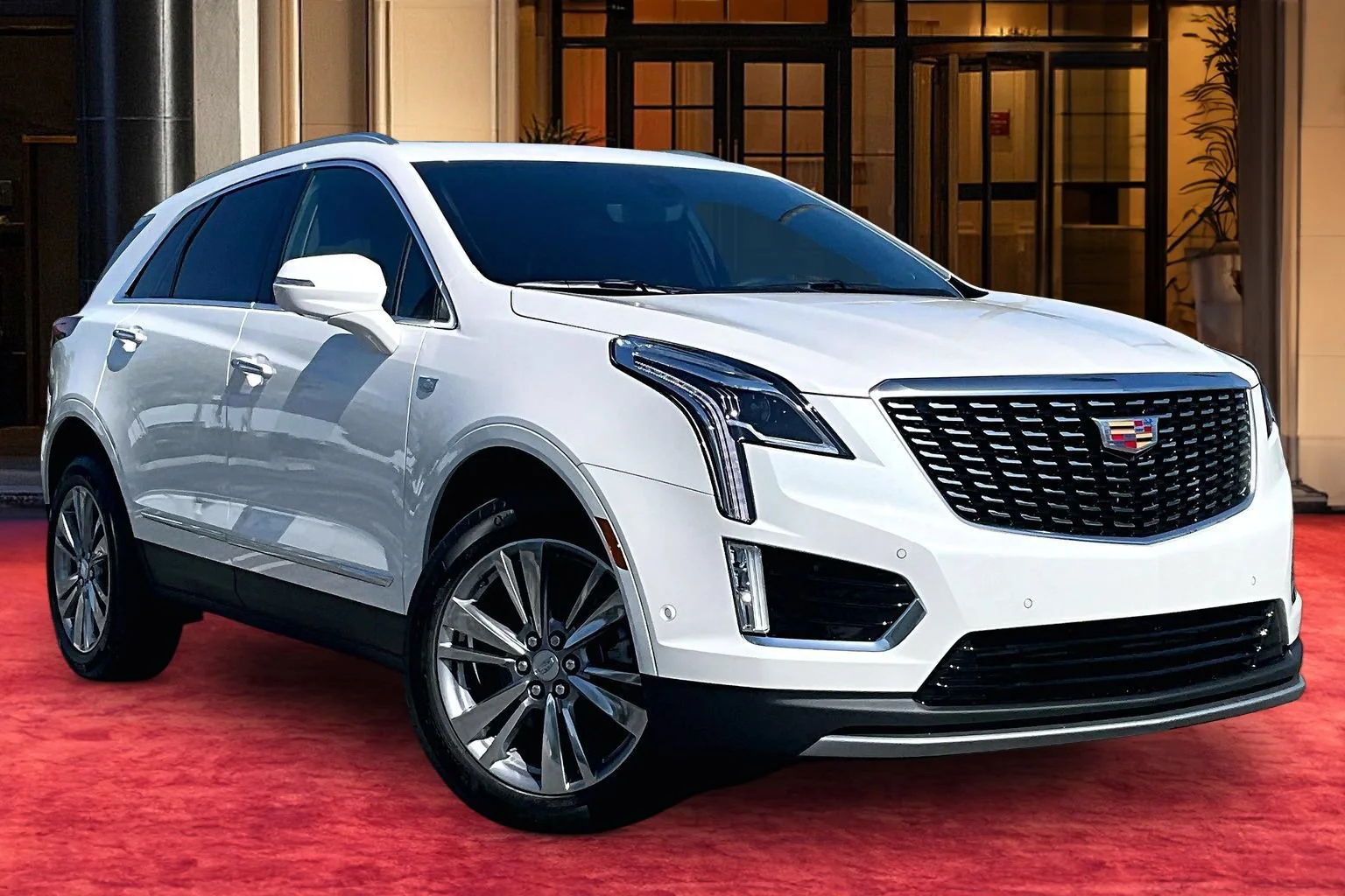 New 2026 Crystal White Tricoat Cadillac Premium Luxury image 2