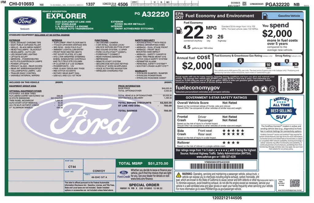 Used 2023 Silver Ford ST-Line image 31