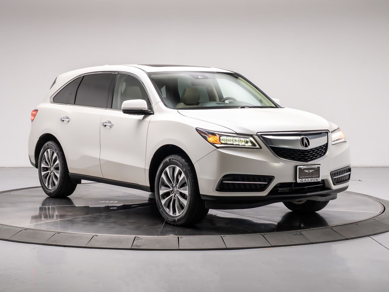 Used 2016 White Diamond Pearl Acura Tech image 7