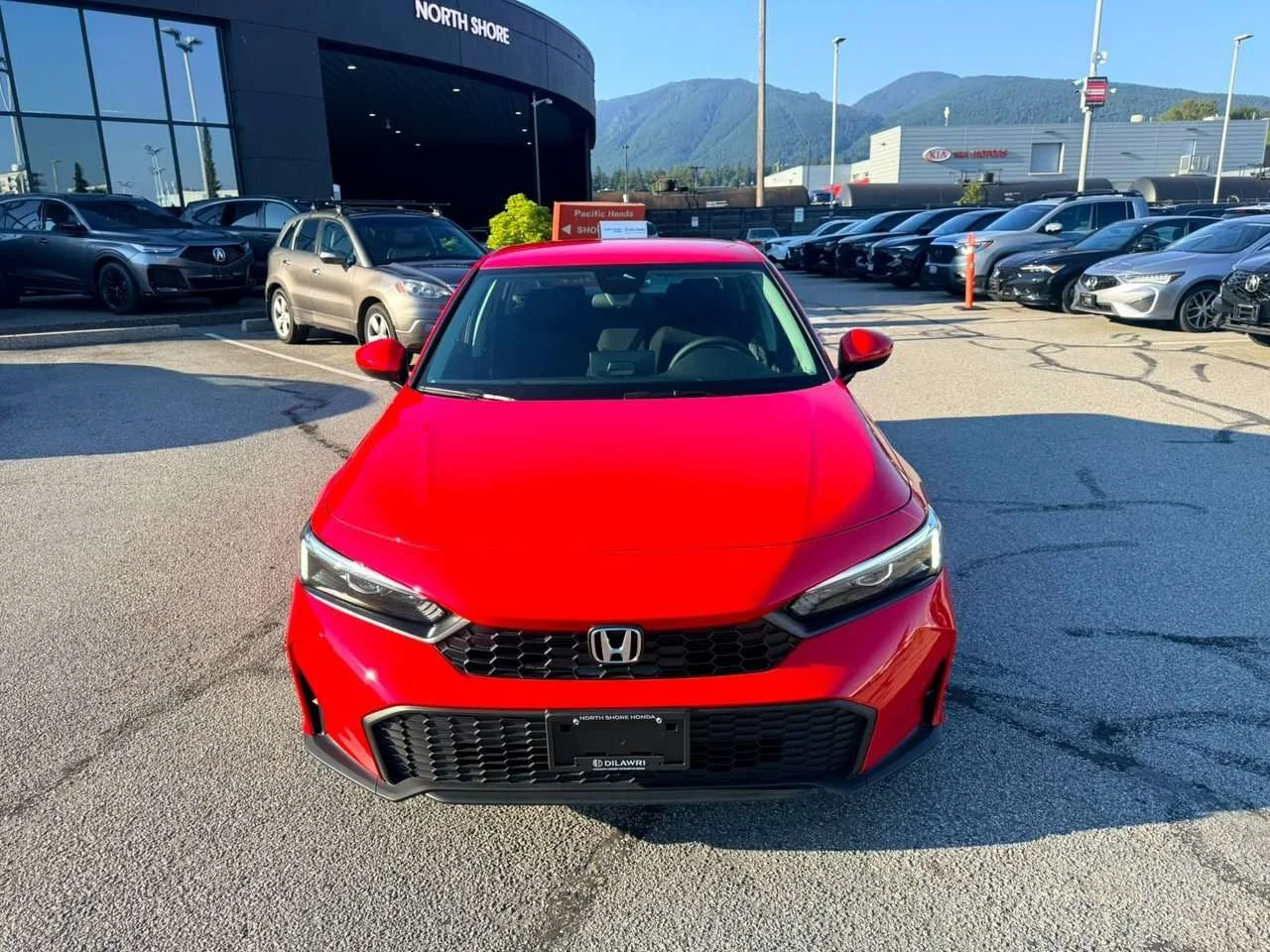 Used 2025 Rallye Red Honda LX CVT Sedan Certified Pre-Owned   One Owner   No image 7