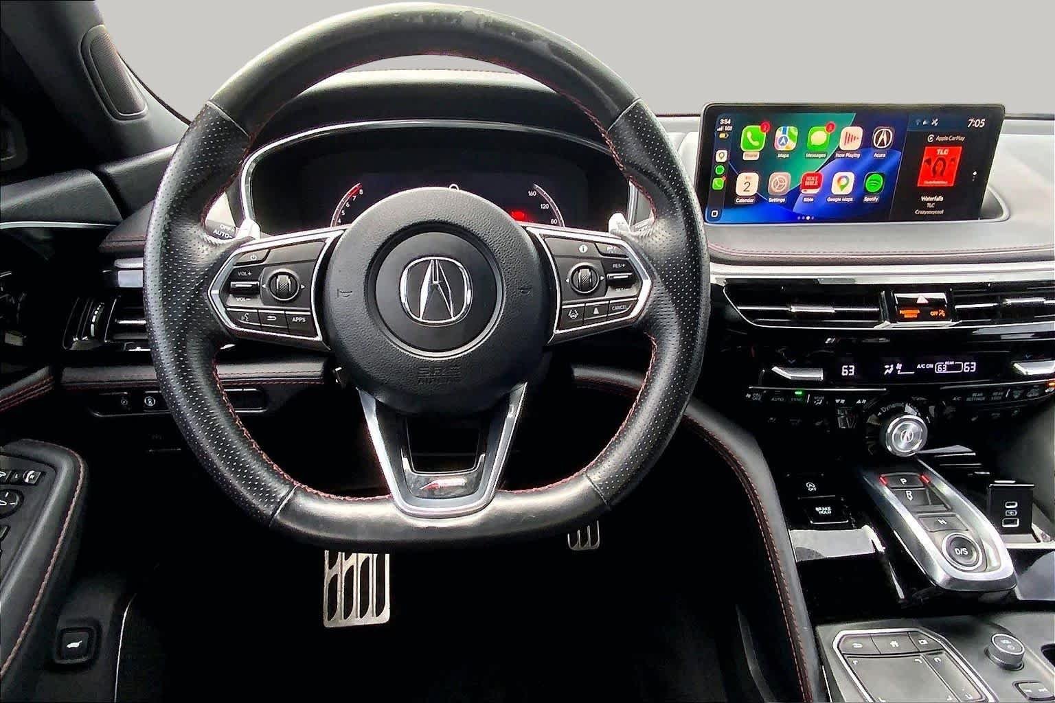 Used 2022 Platinum White Pearl Acura w/A-Spec Package image 6