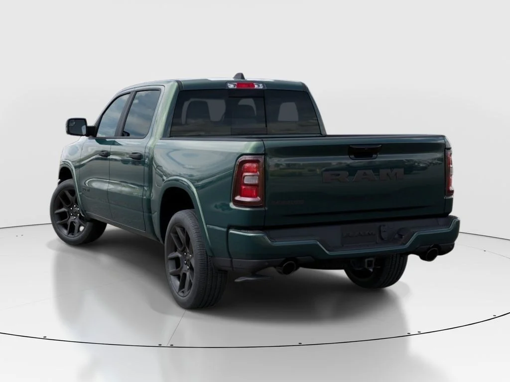New 2026 Serrano-Green Metallic Exterior Paint RAM Laramie image 3