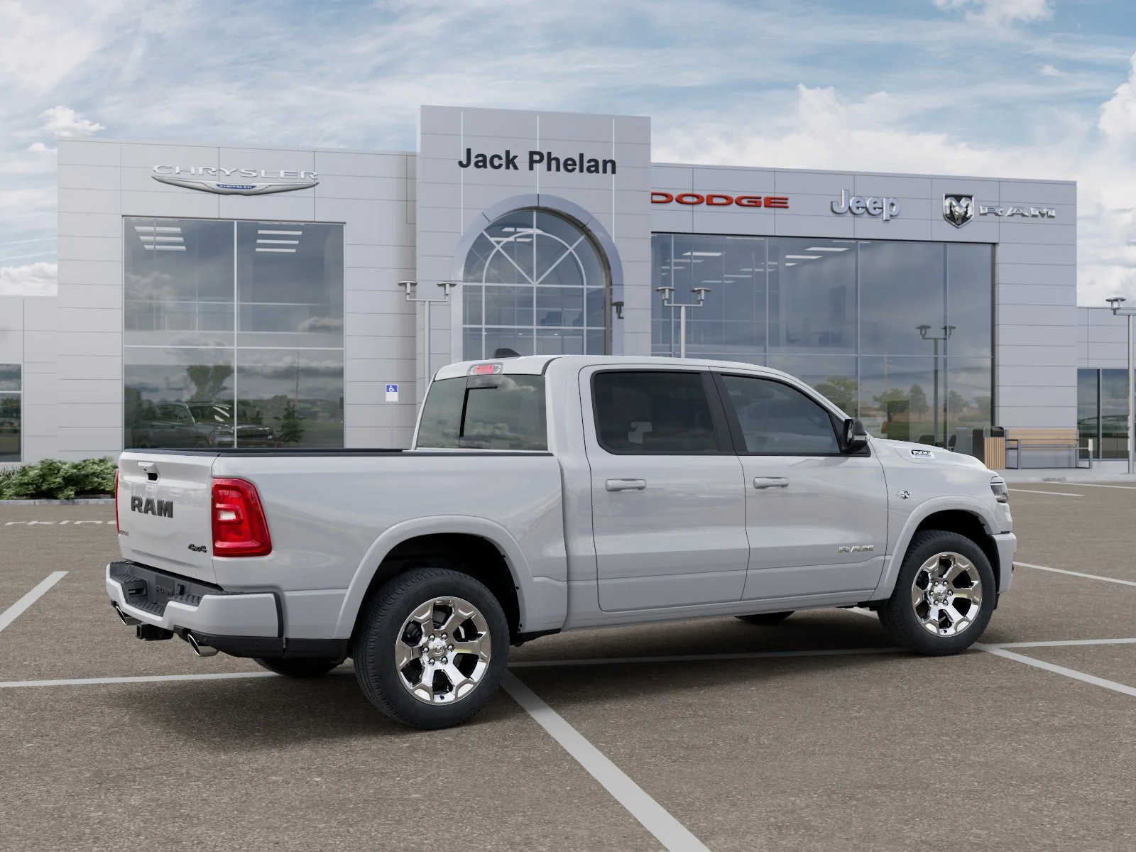 New 2026 Bright White Clearcoat RAM Big Horn/Lone Star image 4