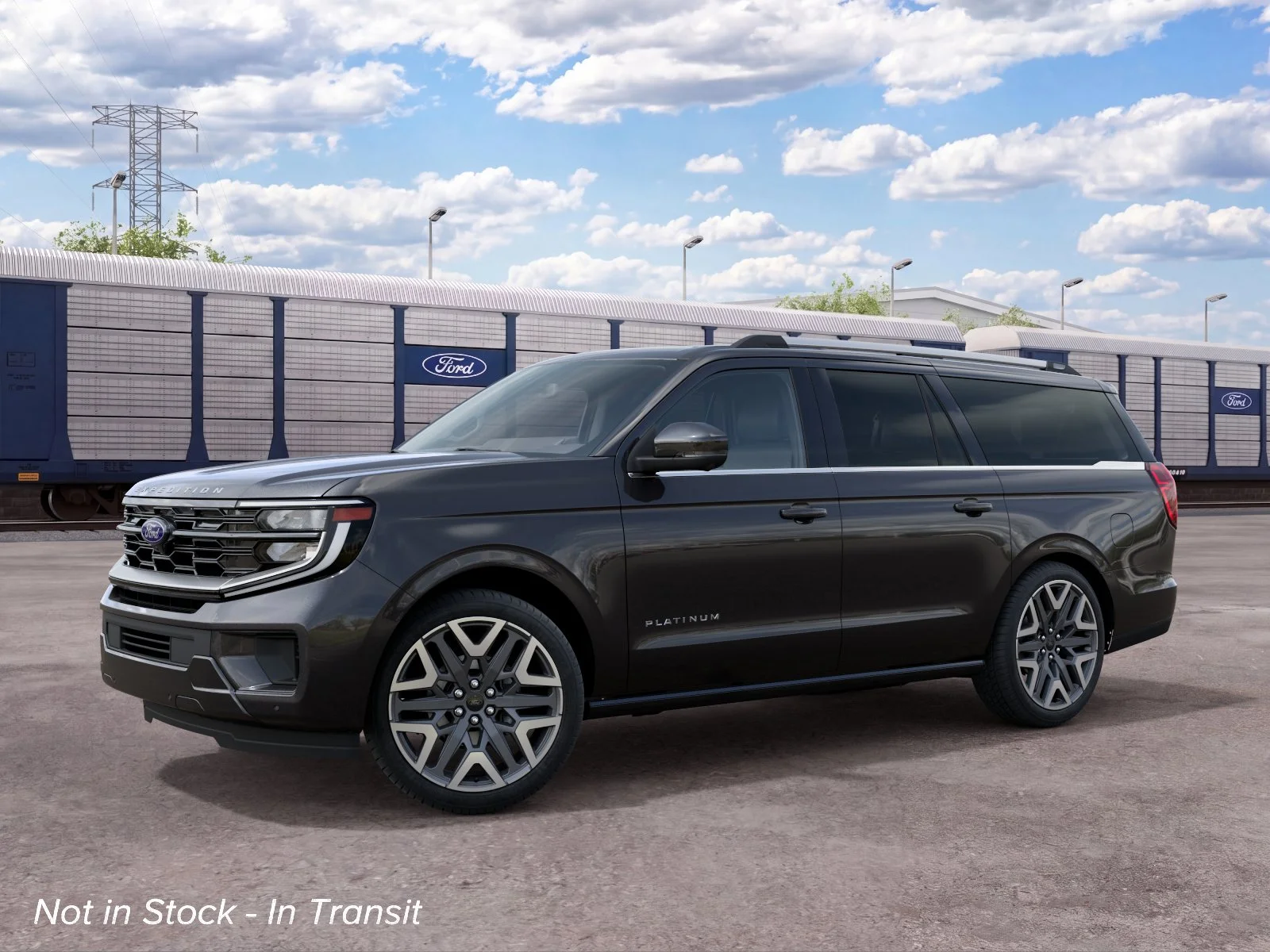 New 2027 Dark Matter Gray Metallic Ford MAX Platinum image 1