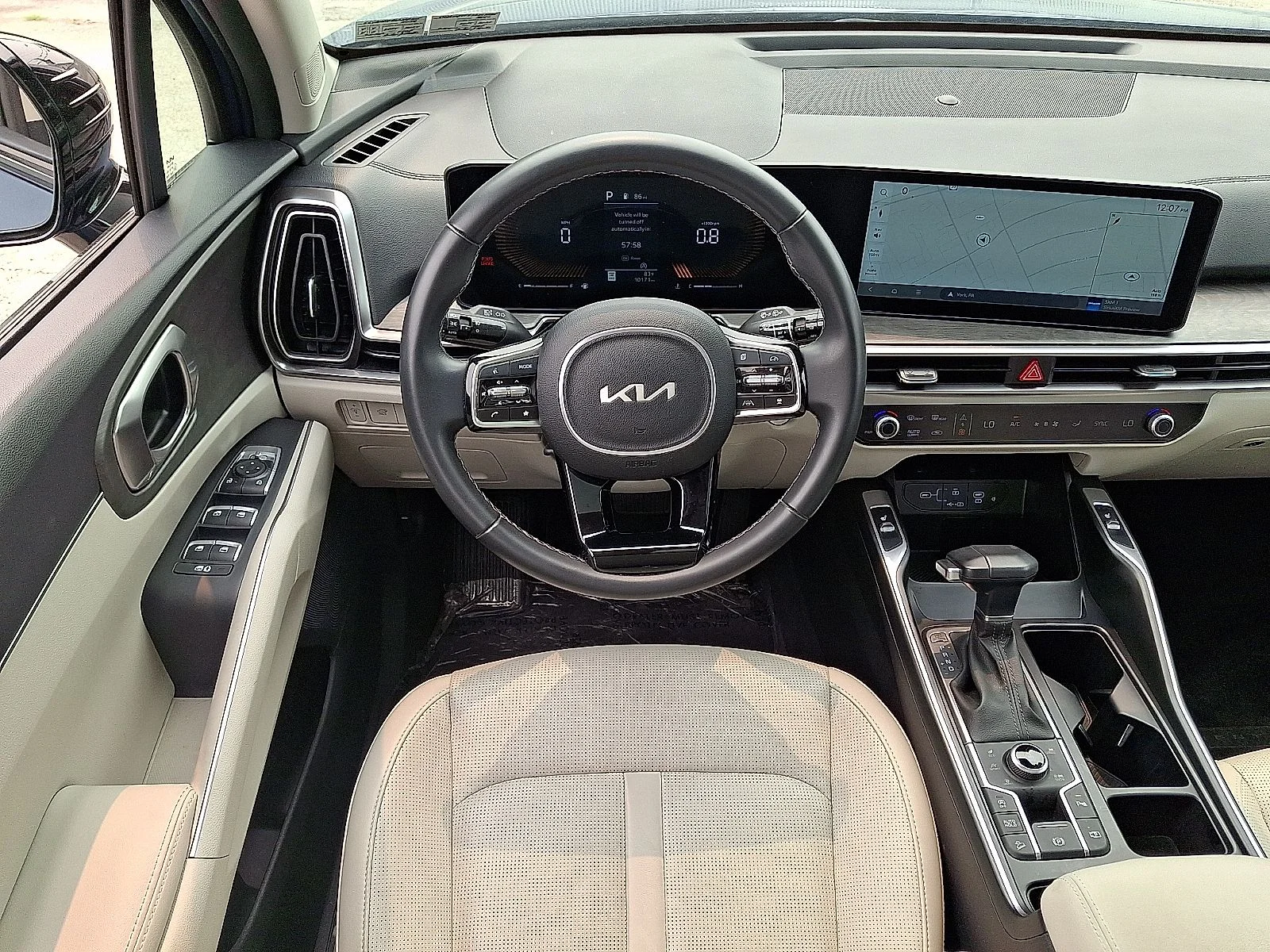 Certified Used 2025 Black Kia X-Line EX image 11