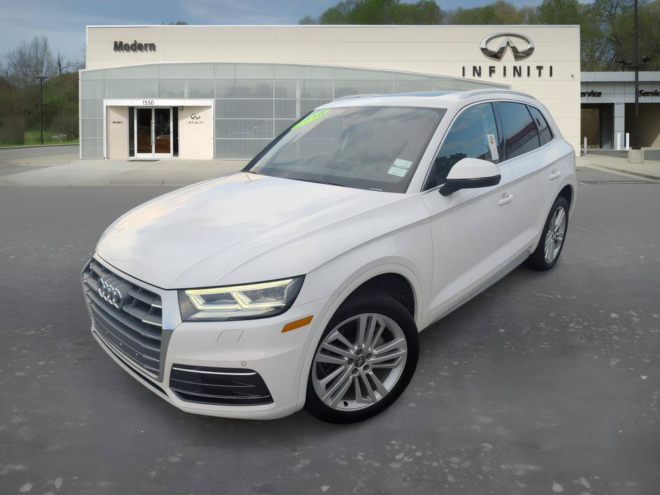 Used 2018 Ibis White Audi Premium Plus image 1