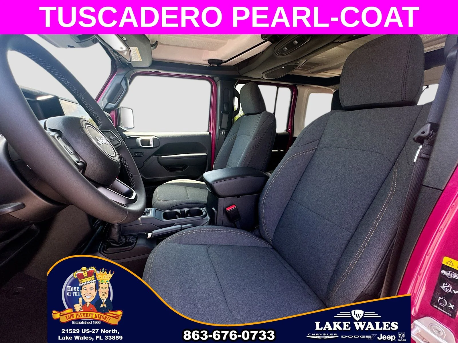 New 2026 Tuscadero Pearl-Coat Exterior Paint Jeep Sport S image 18