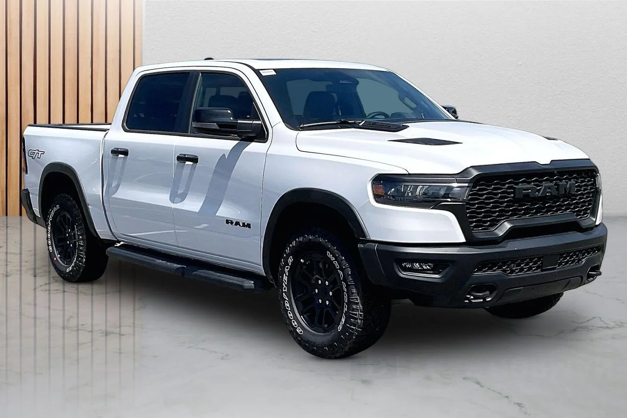 New 2026 Bright White Clear-Coat Exterior Paint RAM Rebel image 2