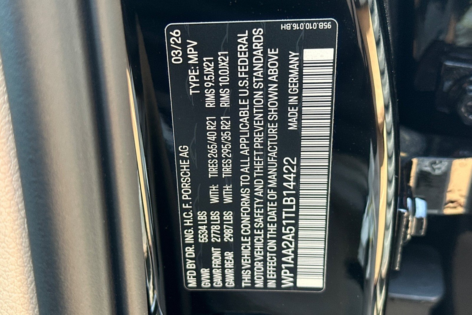 New 2026 Black Porsche  image 29
