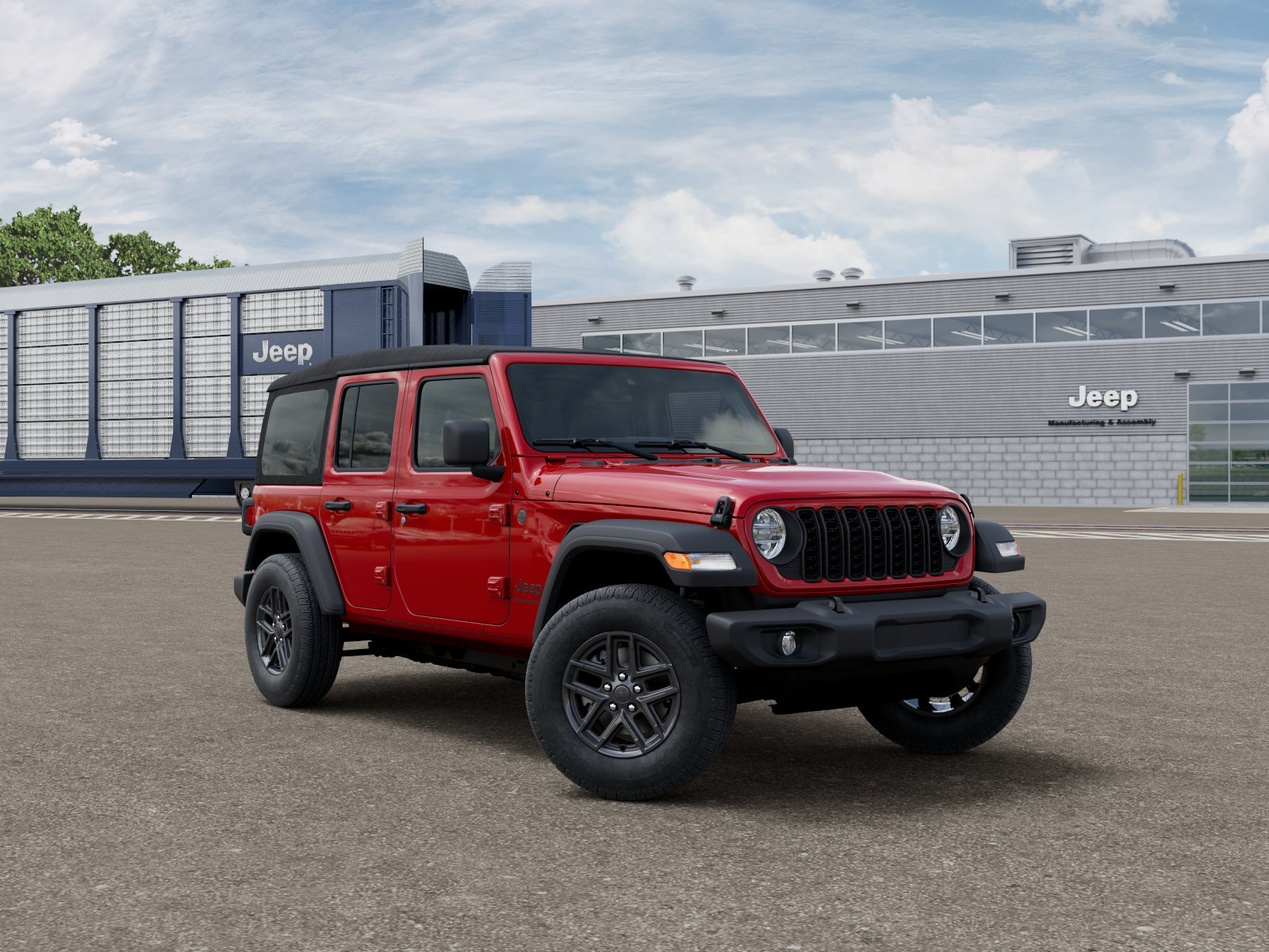 New 2027 Firecracker Red Clearcoat Jeep Sport S image 3
