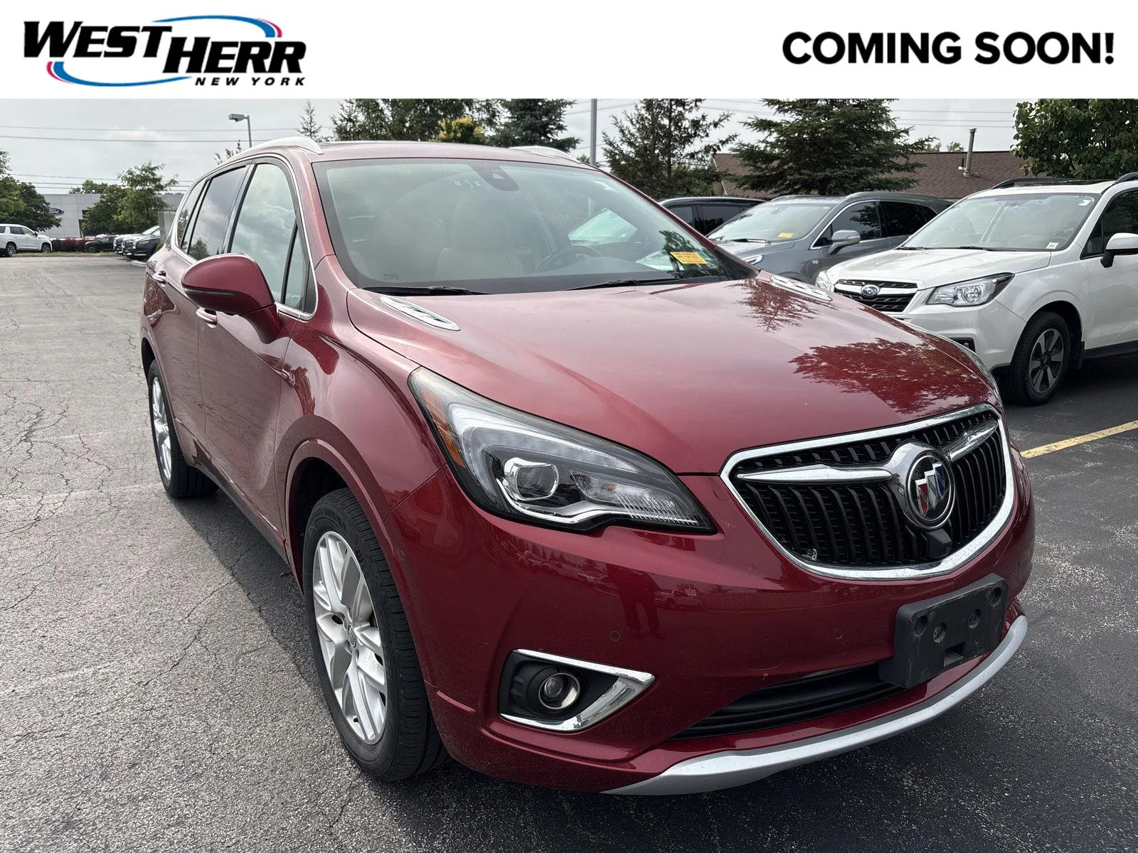 Used 2020 Chili Red Metallic Buick Premium II image 1