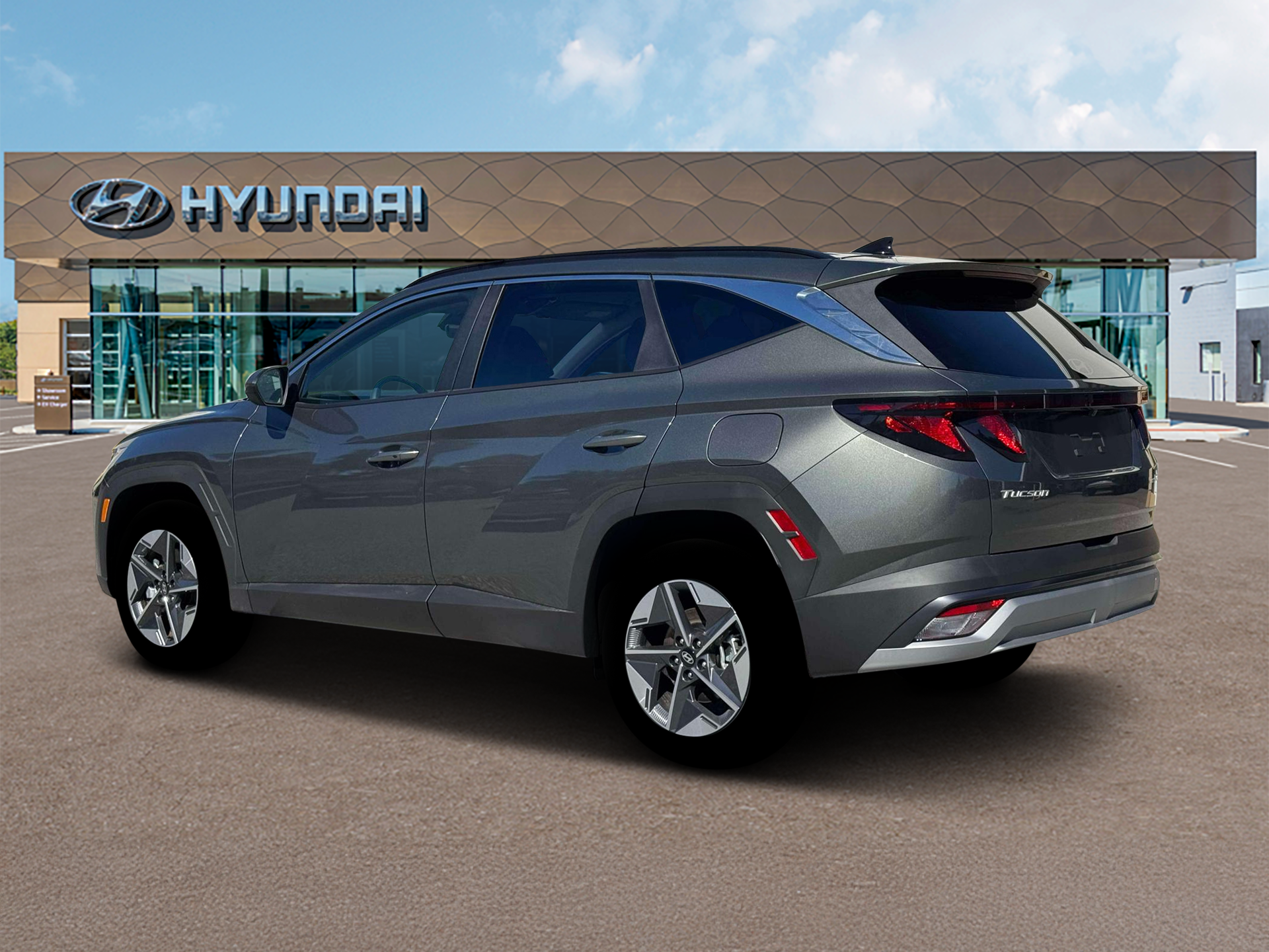 New 2026 Amazon Gray Hyundai SEL AWD image 4