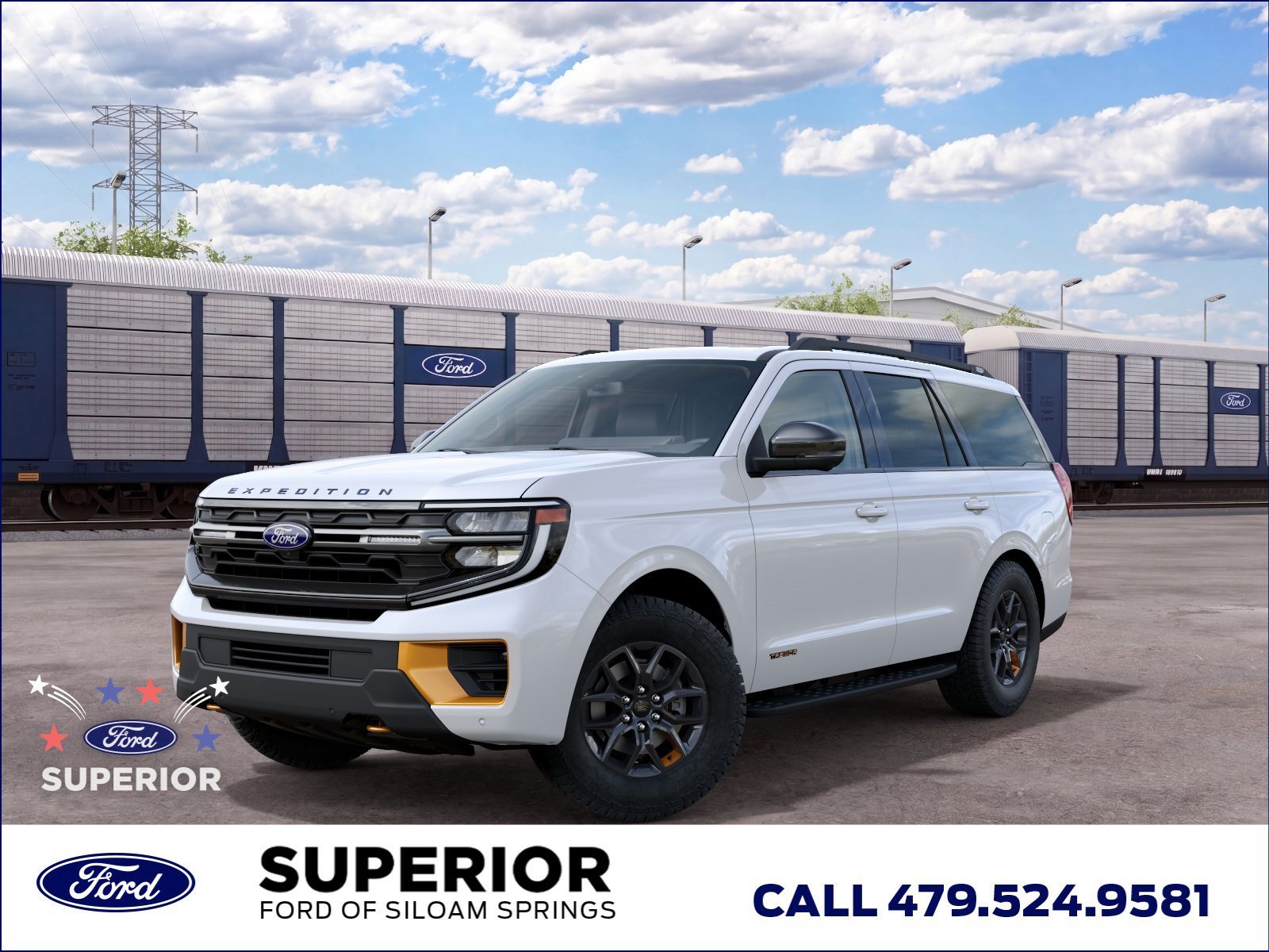 New 2027 Star White Metallic Tri-Coat Ford Tremor image 2